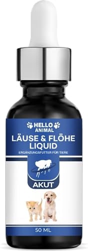 NEU: HelloAnimal® LÄUSE & FLÖHE Liquid für Hunde und Katzen - für Ihr Haustier