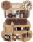 KRUZZEL Motoriktafel Motorikspielzeug Teddy Feinmotorik Brettspielzeug Lernspielzeug 22584