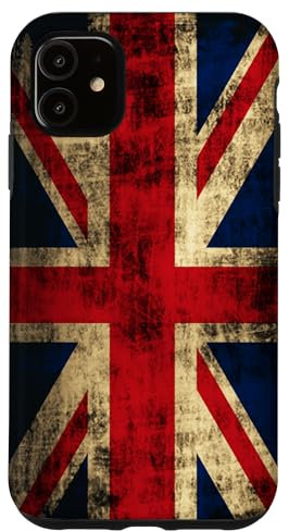 iPhone 11 Vintage Distressed Union Jack United Kingdom Flag Britain Case