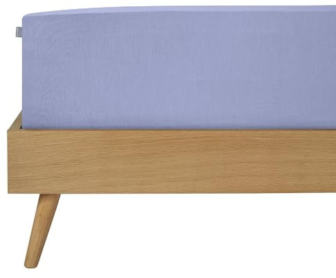 Schiesser Spannbettlaken Elli - 97/3-100 x 200 cm - Lavendel