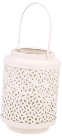 TOPPERFUN Copritavolo Candelieri Porta Candele Candelabro in Ferro Battuto Candelabro Per Ristorante Supporto Per Candele Bianca Ornamenti Scrivania Candeliere