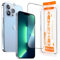 VANAVAGY Glass Screen Protector Compatible for iPhone 13 pro max 6.7 inch [1 Pack][Scratch Resistant], Camera Lens Protector included, Film with Frame Full Coverage Case for Easy Installation