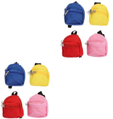 LIFKOME 8stücke Teiliges Mini-Rucksack Für Puppen Miniatur-rucksäcke Und Dekorations Und Fotografie-Requisiten Für Mini-häuser Und Puppenzimmer