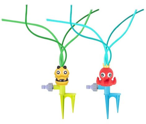 YöL Water Sprinkler Summer - Hydration Cooling Outdoor Garden Kids Wet Play Paddling Hose Connectable Keep Cool Dog Puppy Pet