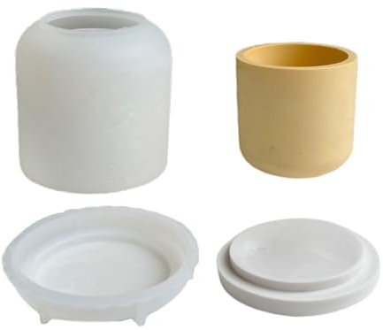 Molde de silicona con forma de taza de té, molde de silicona antiadherente, fácil de desmoldar, para hacer moldes de cerámica de fundición de resina, moldes de cerámica para construcción a mano,