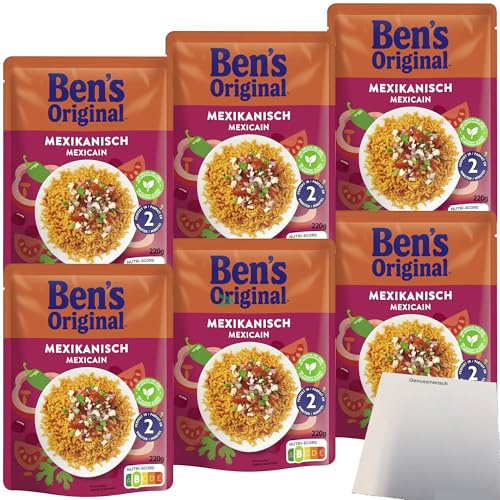 usy Bundle für Ben's Original Express Mexikanisch 6er Pack (6x220g Packung) + usy Block