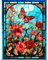 Diamond Painting Blume-5D Diamond Painting Erwachsene,Blumen Diamond Painting Bilder für Home Wand Dekor(Schmetterlinge,30x40cm)