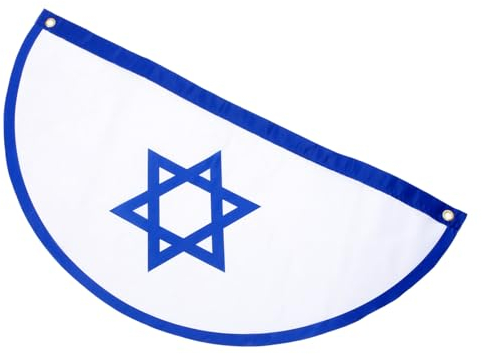 Milisten Israelische Flagge Gartenflagge Deko Leicht Und Langlebig Für Nationale Feiertage Und Outdoor-events Besondere Für Flaggenliebhaber
