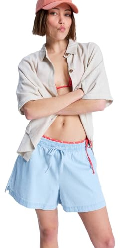 Roxy Damen Lekeitio Break Mid Denim Shorts