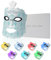 Led Maske Lichttherapie für Gesicht und Haut,LED-Gesichtslichttherapiemaske mit Fernbedienung,Weiches Silikon,Led Maske Gesicht Weiche,7 farbige LED Gesichtsmaske
