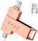 Cle USB 128 go pour iPhone Apple Certifié,(sans APP) Rinjani Clé USB C pour iPhone 15/16,OTG Android,iOS,iPad,Mac,Tablette,Clef USB 3.0 pour PC,Mémoire Externe Stockage Photo Stick MFI Lightning