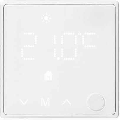 Thermostat digital für Heizung - Raumthermostat Smart WLAN Tuya App- & Sprachsteuerung, Heiz- & Kühlfunktion, 8 Programme, kompatibel mit Alexa & Google Assistant