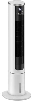 PUR LINE | Climatizador Evaporativo Torre Control Digital LED, Filtro Celulosa Lavable, Temporizador 24h y Apertura Superior – Diseño Compacto 4 Funciones un Solo Dispositivo