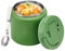 Itslife Thermobehälter für Essen 760ml, Edelstahl Warmhaltebehälter Essen mit Löffel, Thermo Lunchbox Auslaufsicherfür Warme und Kalte, Essensbehälter für Picknick, Schulen und Büros, Grün