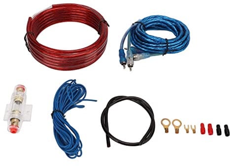 8 Gauge Car Amplifier Wiring Kit with Amp Power Cable Audio Line for Auto Speaker Subwoofer