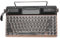 Depisuta Retro -Schreibmaschinen -Tastatur, RGB Backlight Wireless Bluetooth 5.0 USB -Kabelmechanik -Gaming -Tastatur, 84 -Taste Blue Switches Punk Round -Tastatur für PC