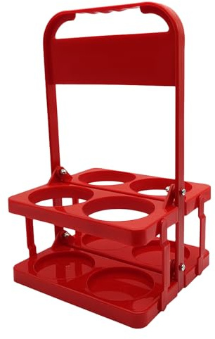 Milk Bottle Holder, Carrier Milk Bottle Holder, Wine Holder Rack Carrier Organiser, Multipurpose and Foldable Wine Beer Basket, Cup Carrier, Portable for Training School, Gym, Outdoor, Travel