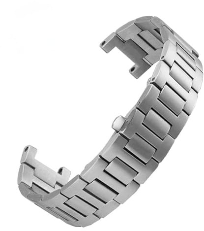 Armbänder Ersatz für Pasha de Cartier W31077U2 W31074M7 Silber 20mm | Edelstahl