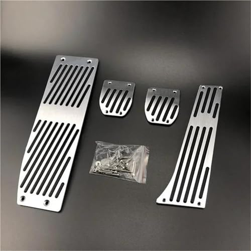 Pour BMW Série 3 5 E30 E32 E34 E36 E38 E39 E46 E87 E90 E91 X5 X3 Z3 Frein D'accélérateur De Voiture Repose-pieds Plaquettes Pédale Pédales voiture repose-pieds(Drill MT 4pcs)