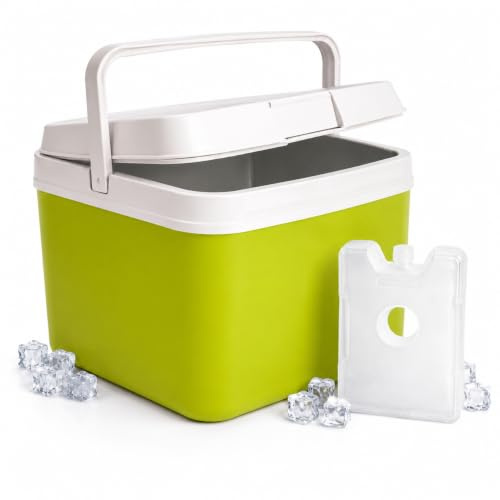 Nevera de 15 litros con acumulador de frío y acumulador de frío – Caja térmica para refrigeración extra larga, ideal como bolsa isotérmica