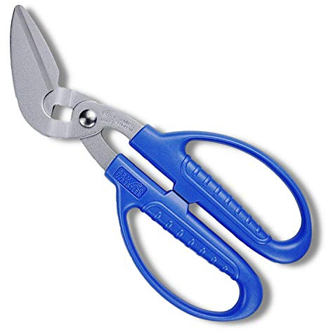 CANARY Tin Snips for Cutting Metal Sheet Powerful Heavy Duty Scissors (Arm Wrestler for Steel, Copper, Corrugated Iron Sheet)