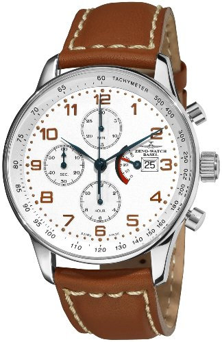 Zeno-Watch Herrenuhr - X-Large Retro Chrono Power Reserve - P557TVDPR-f2