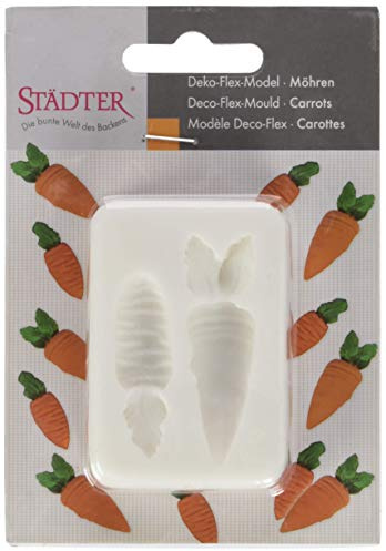 Städter 257306 Silikonform, weiß, 4/5,5 cm