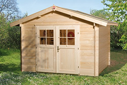 Weka Gartenhaus 112 Gr 5 Vordach 20 cm