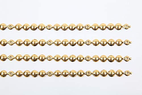 3 Meters of Upholstery Nail Stud Strips Brass Plated Finish INCULDING Nails for Sofa, Settee OR Chair