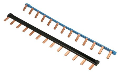 peigne interdiff - raccordement rapide - n+p+capot - 13 modules - abb 190161