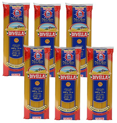 6 x DIVELLA N8 Spaghetti 1000g