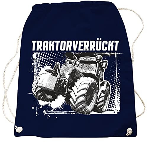 Rucksack Tasche Beutel Traktor Sprüche Motiv in vielen Farben