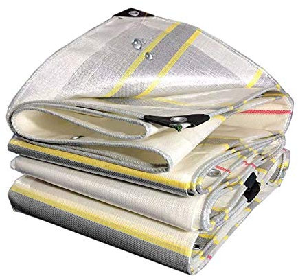 DGLIYJ- Lona Impermeable Tarea Pesada Camión Techo Flor Planta Ponible Resistente Al Frío Lona Al Aire Libre Cámping Tienda (Size : 4x4m)