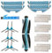 DOKKOO Kit Accesorios de para Cecotec Conga 1390 Cecotec Conga 1290 Robot Aspirador Repuestos Paquete de 1 Cepillo Principal, 8 filtros Hepa, 6 cepillos Laterales, 4 Trapos de fregona