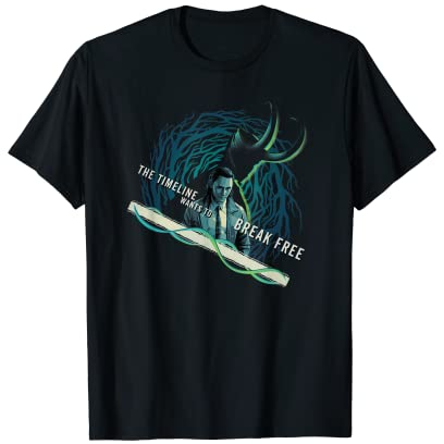 Marvel Loki The Timeline Wants to Break Free T-Shirt