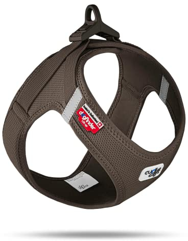 Vest Harness curli Clasp Air-Mesh Brown S
