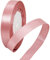 22m Satinband Geschenkband Bohne Rosa 15mm Breit,Seidenband Rosa Dick Schleifenband Satin Dekoband Geschenkverpackung Deko Band Stoffband für Weihnachten Hochzeit Taufe Geburtstag DIY-Handwerk