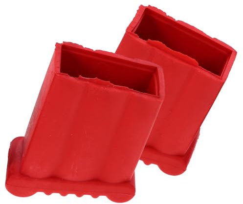 Homoyoyo 2PCS Durable Rubber Ladder Leveller - Non-Slip Adjustable Feet Covers for Steep Surfaces, Extension Ladder Accessories Replacement Parts (Heavy-Duty Safety Mat)