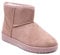 Bottes fourrées femme forme boots basse à fourrure synthétique