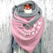 Damen Dreieckschal,Winter Warm Schal mit Knopf Vintage Elegant Lässige Winterschal Deckenschal Halstuch Scarf Weicher Wickel Großer Poncho Cape Herbstschal Dreieckstuch Lange Stola,Löwenzahn
