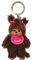 alles-meine.de GmbH MONCHICHI MONCHHICHI Anhänger Mädchen 2 Zöpfe Schlüsselanhänger Girl rosa latz