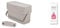 Bundle of Joseph Joseph 30046 Compo 4 Easy-fill Food Waste Caddy-4 Litres-Stone + Joseph Joseph IW2 Biodegradable, Compostable Bags, Pack of 50 Food Waste Bin Liners, White, Small, 4 Litres