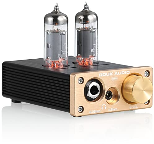 Douk Audio U10 Mini Röhren Kopfhörerverstärker HiFi Tube Headphone Amplifier Stereo Vorverstärker für Heimlautsprecher