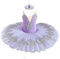 OTMYIGO Professionelles Ballett-Tutu für Mädchen, Platter-Pfannkuchen-Tutu, Ballerina-Partykleid, Ballett-Tanzwettbewerb-Kostüm,A6,130