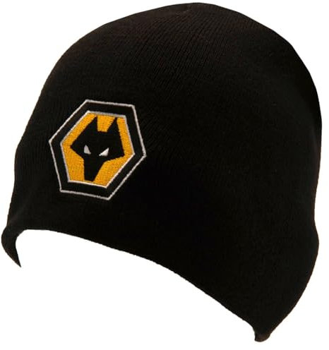FOCO Wolverhampton Wanderers FC Beanie, Schwarz, Schwarz , Medium