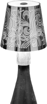 formano Moderne LED Touch Lampe Kreise Flaschenaufsatz Stehlampe USB 3 Lichtmodi