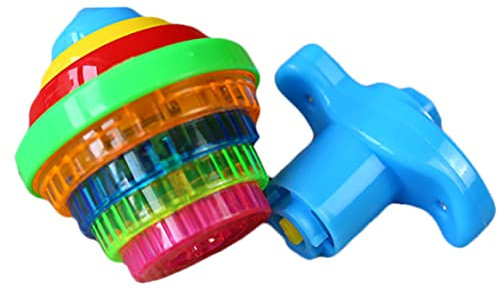 Générique Toupie Lumineuse Clignotante, Jouets Gyroscope avec Jouets Lumineux, toupie Lumineuse pour Enfants, Jouet Cadeau, Couleur aléatoire
