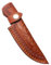 Leather Sheath Fixed Blade Straight Knife Leather Sheath Scabbard Pouch Brown/Black (Brown)