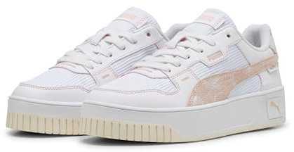 PUMA Femme Carina Street LUX Crafted Flowers Basket, White-Rose Quartz, 41 EU