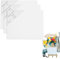 Bony Elite QUALITY PRODUCTS & THE BEST RATE Packung mit 3 weißen Leinwänden aus 100 % Baumwolle, zum Malen von Ölbildern, Acrylbildern, Leinwand, 20 x 25 cm, 3 mm Dicke, geeignet für Profis und
